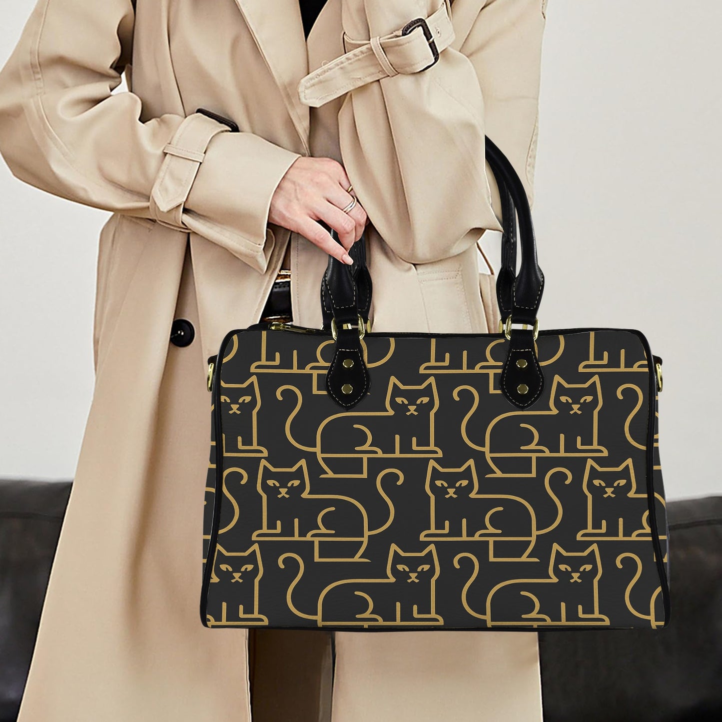 Borsa a tracolla con manici "Sfinge"