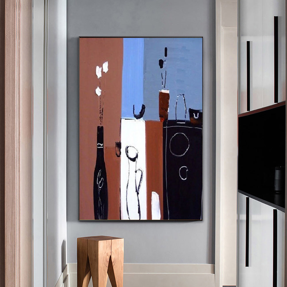 Dipinto a olio fatto a mano su tela