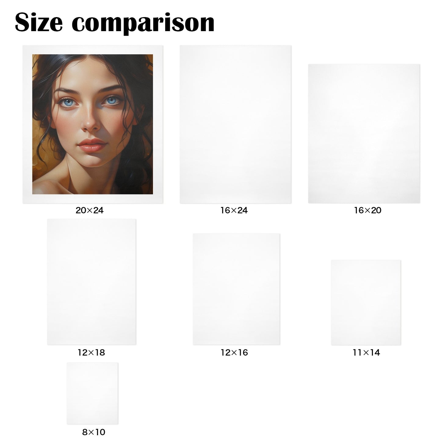 Tre Stampe artistiche "Ritratti"