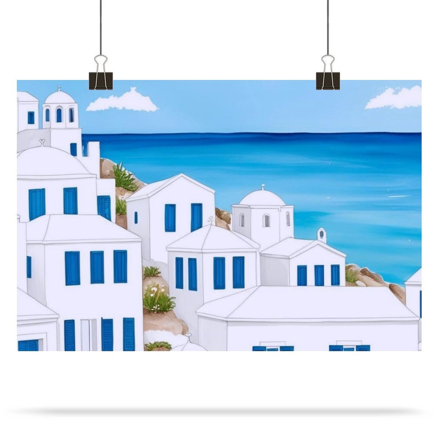 Stampa digitale "Santorini"