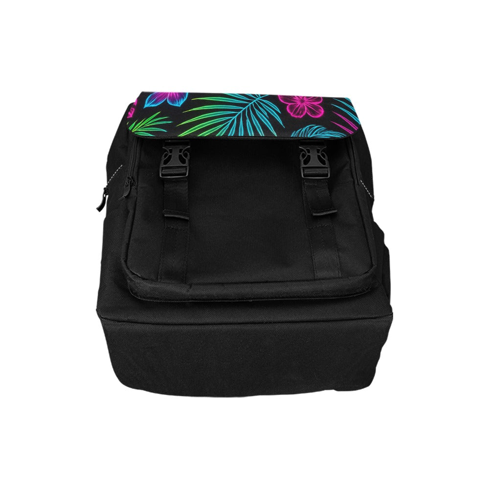 Zaino con motivo tropicale Neon