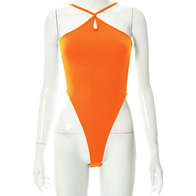 Body con lacci e schiena scoperta