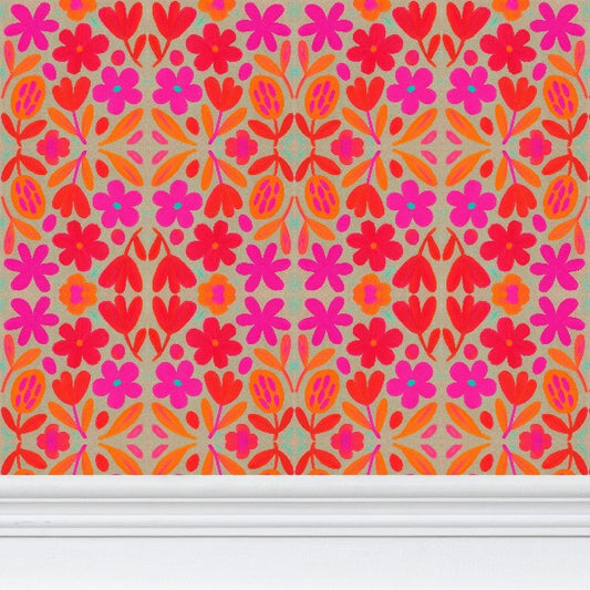 “Garden Blaze – Wallpaper Design FEI ADLER”