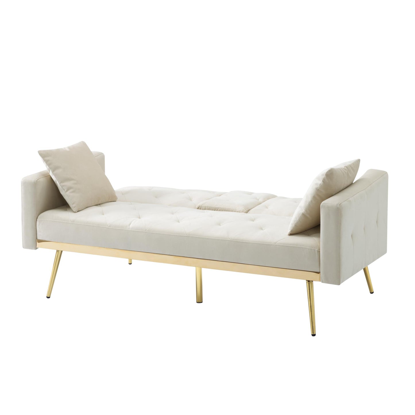 Divano letto futon elegante da 67,7 pollici