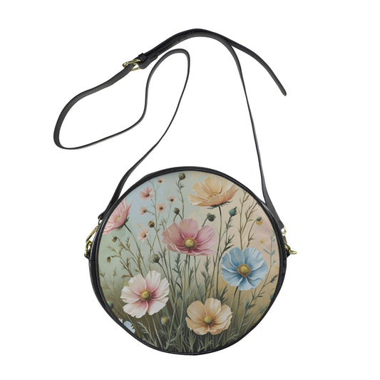 Borsa Rotonda a tracolla "Bouquet in Fiore"