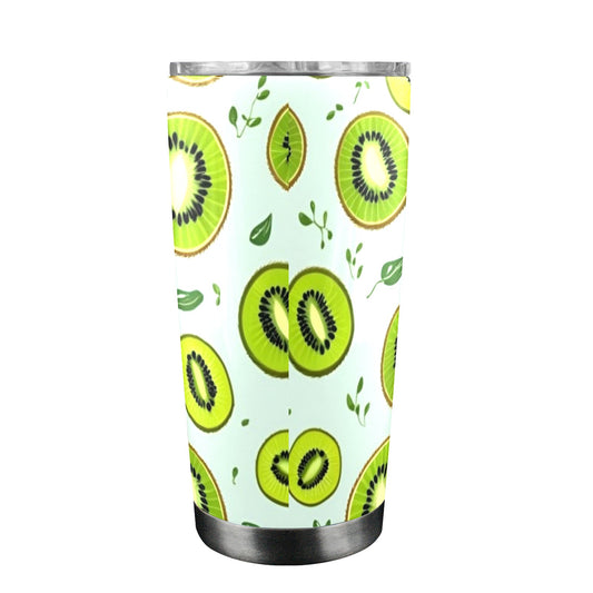 Bicchiere di design con coperchio trasparente