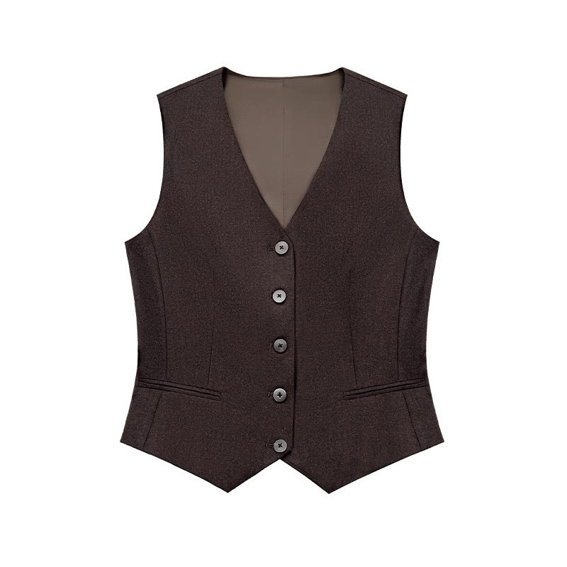 Abito in lana pettinata di colore puro