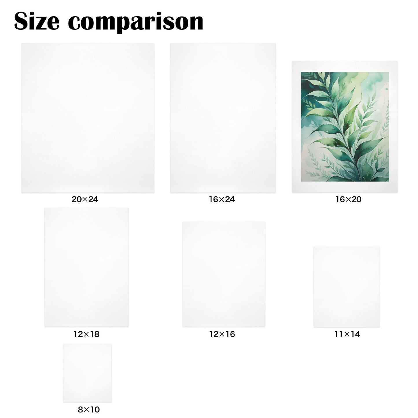 Stampa su tela "Acquerelli d'autore"