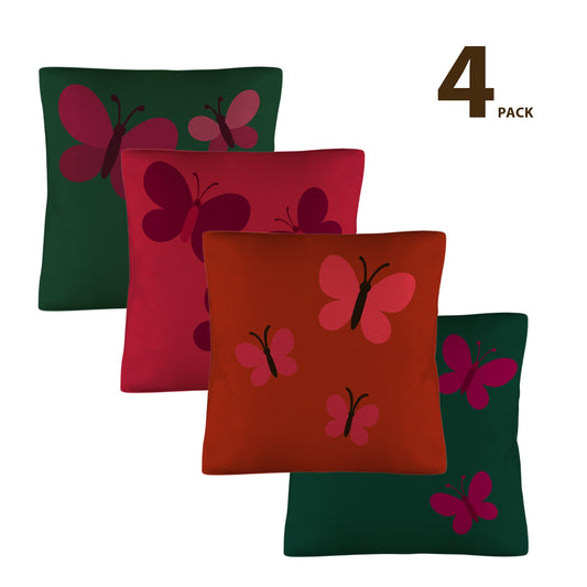Federa "Farfalle", confezione da 4
