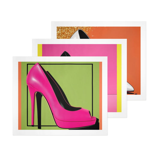 Trittico Artistico, stampa su tela "Pop Art"