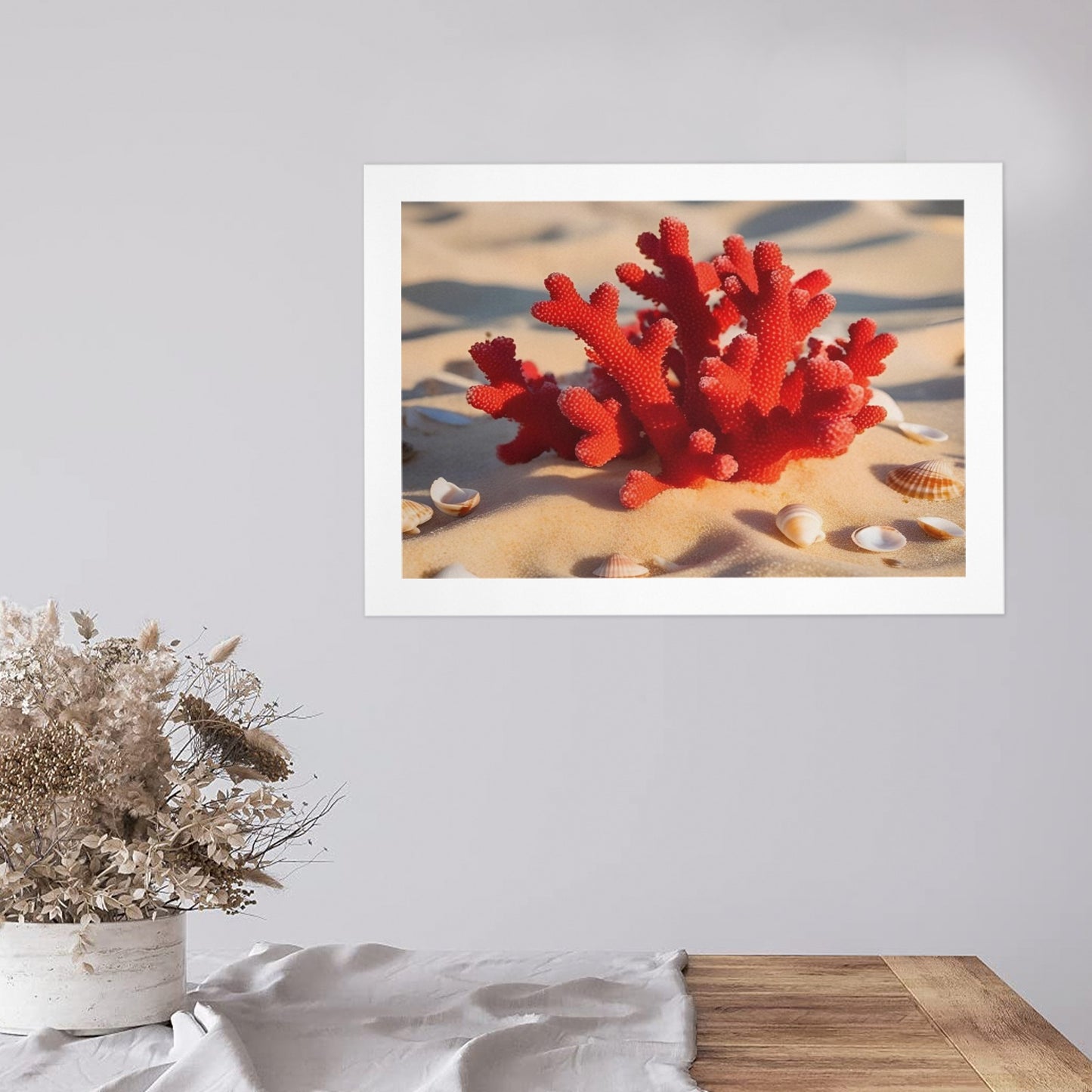 Trittico Artistico, stampa su tela "Coralli"