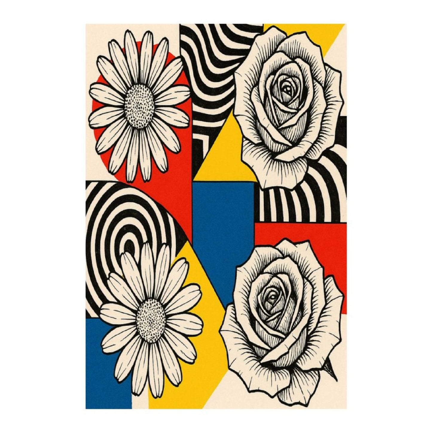 Dipinto a Diamante su tela "Corolle Pop"