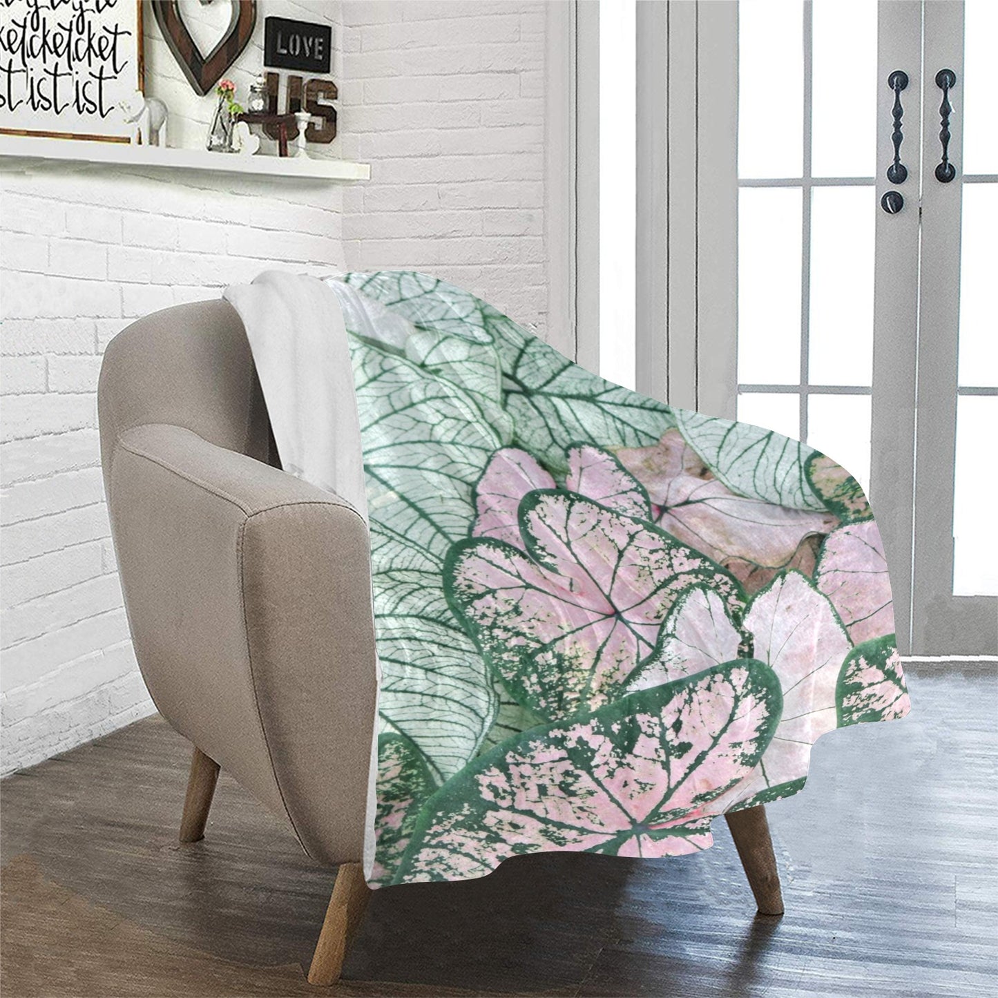 Coperta in Micropile "Foglie"