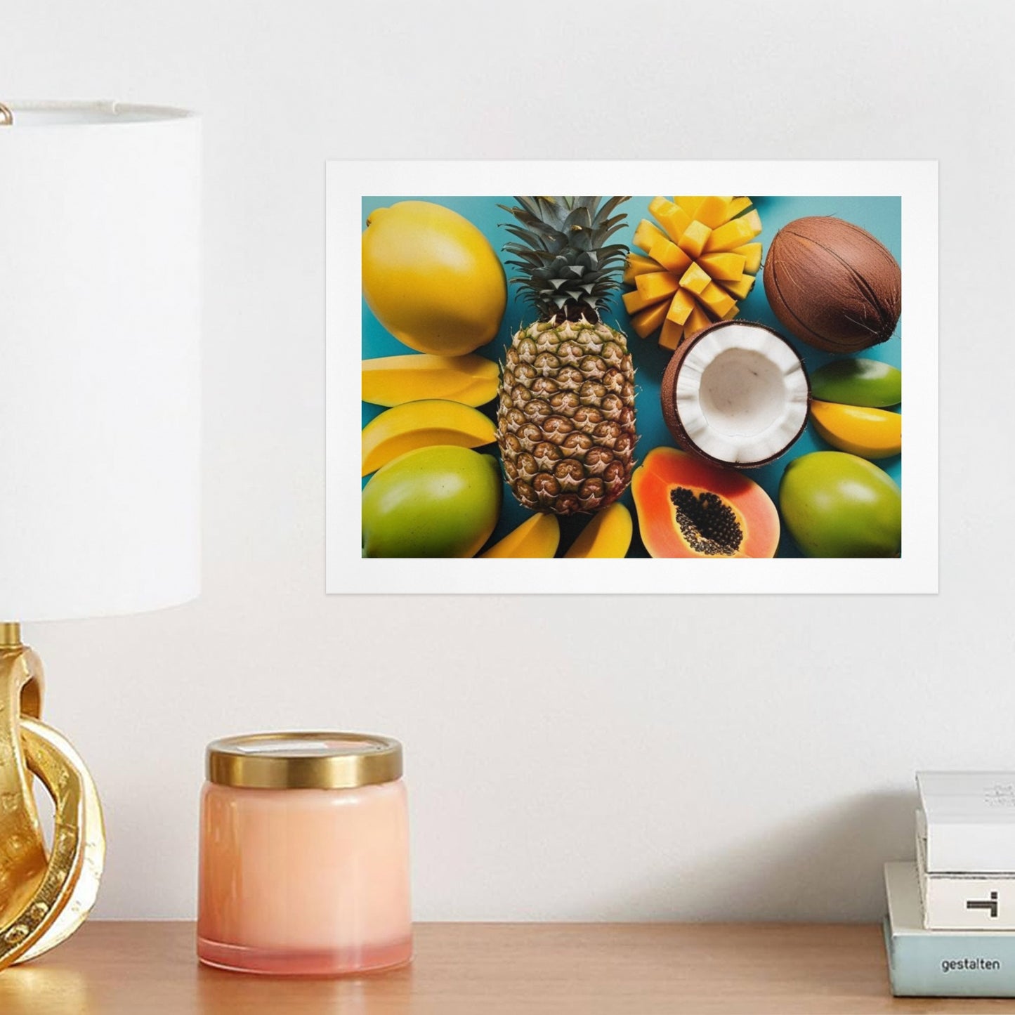 Trittico Artistico, stampa su tela "Natura in Tavola"