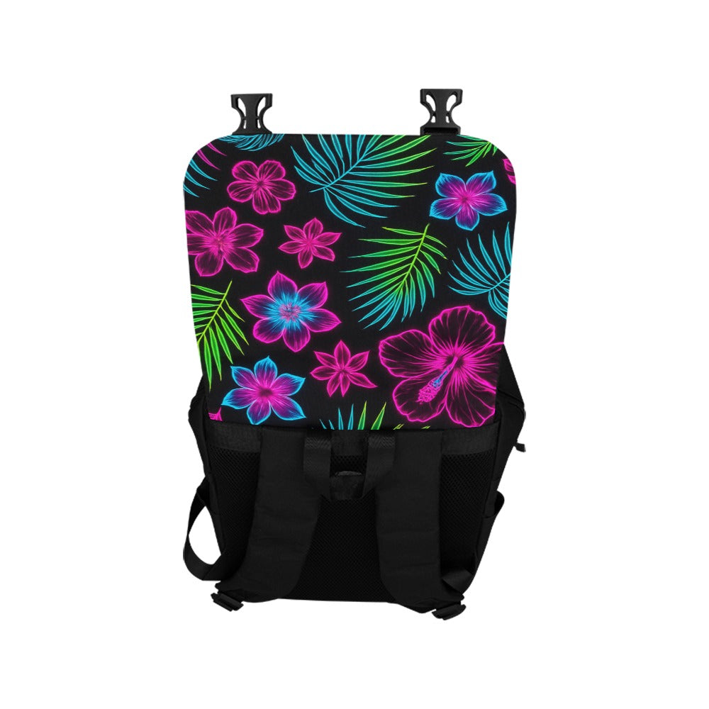 Zaino con motivo tropicale Neon