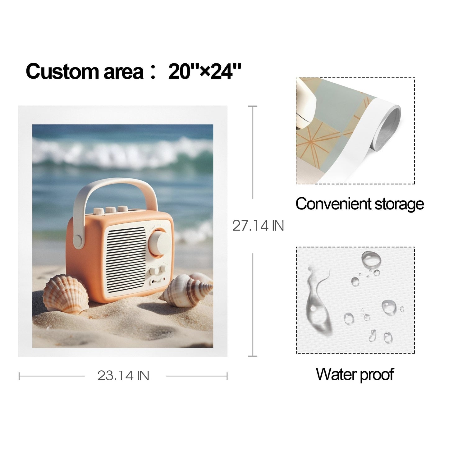 Trittico Artistico, spampa su tela "Vintage"