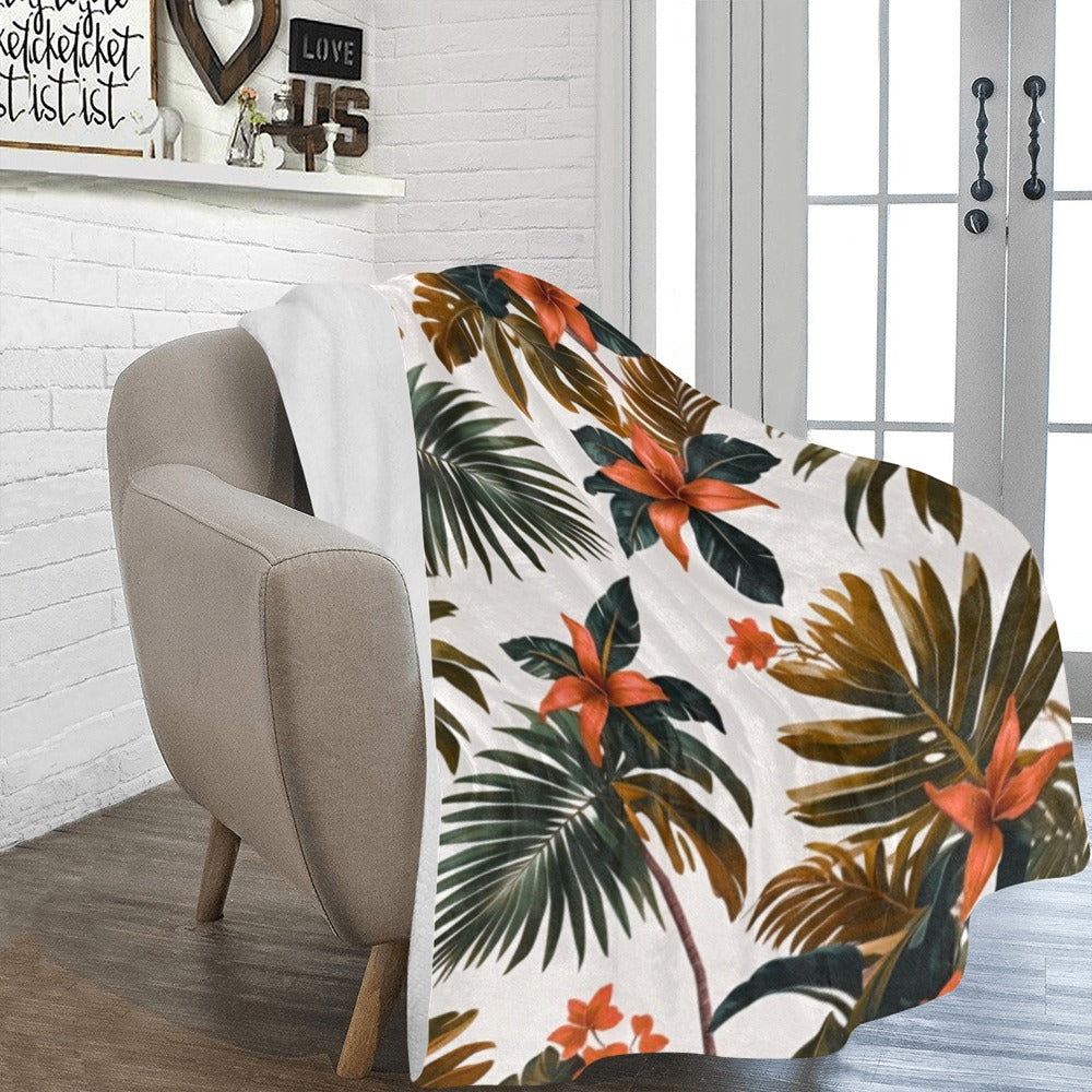 Coperta in micropile ultra morbida "Tropici"