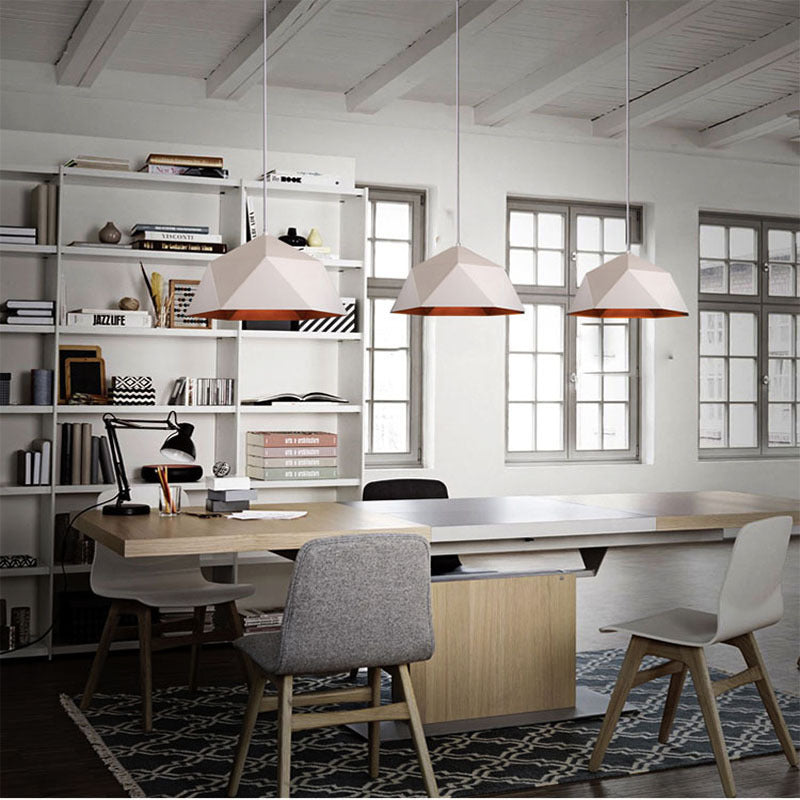 GeoCharm Lights – Piccole Lampade Sospese Geometriche & Creative