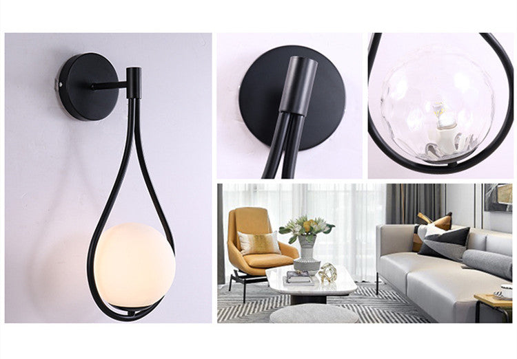 Nordic Glass Line – Lampada da Tavolo in Vetro E27