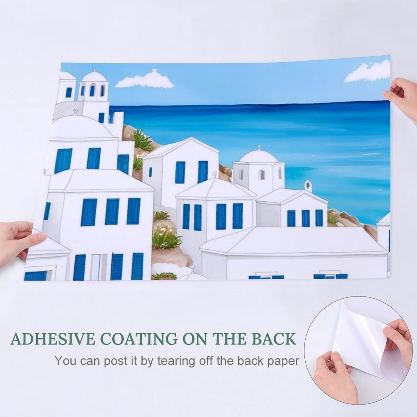 Stampa digitale "Santorini"