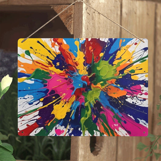 Cartello in Metallo "Splash"