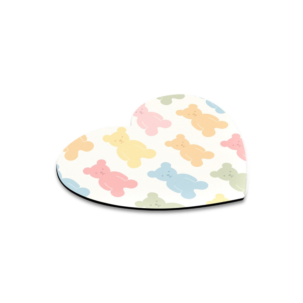 Mousepad a forma di cuore
