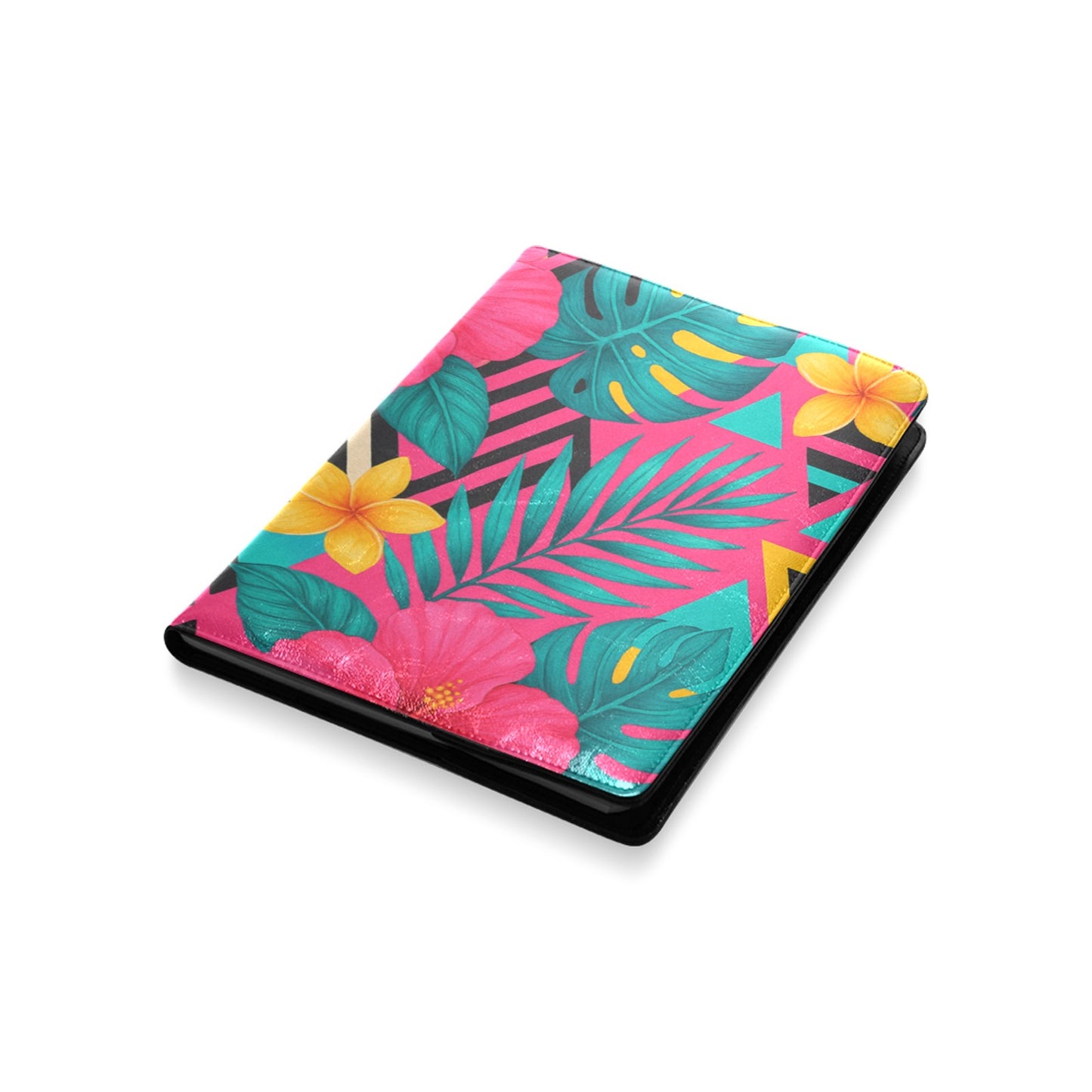 Taccuino di design geometrico tropicale