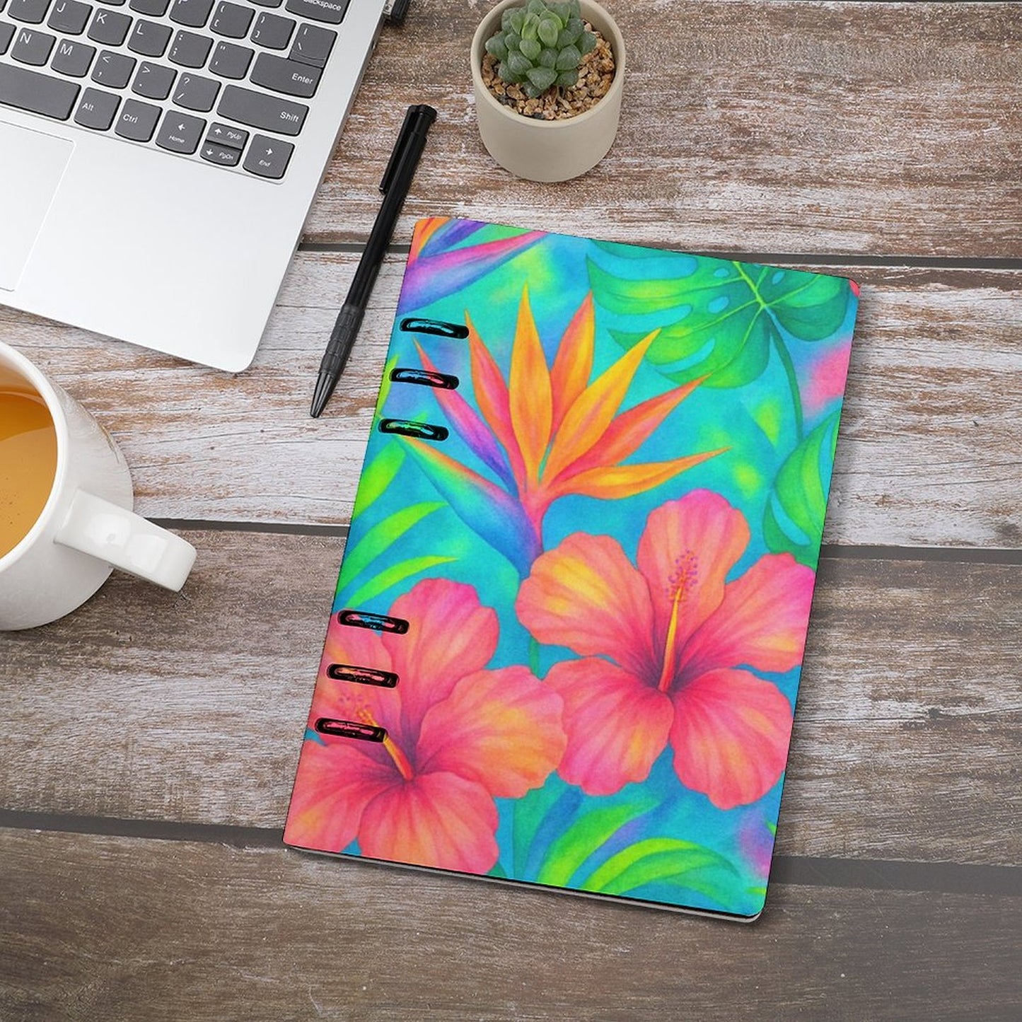 Quaderno con raccoglitore di design (A5)