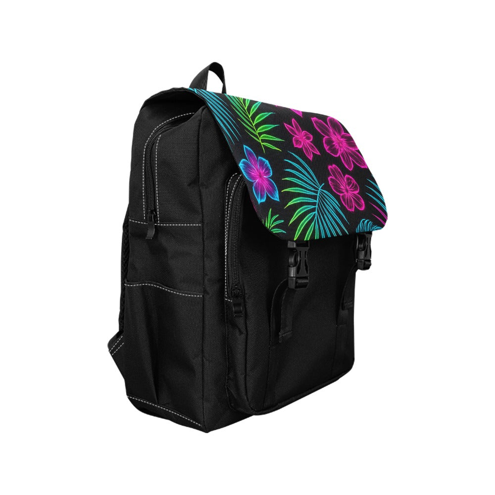 Zaino con motivo tropicale Neon