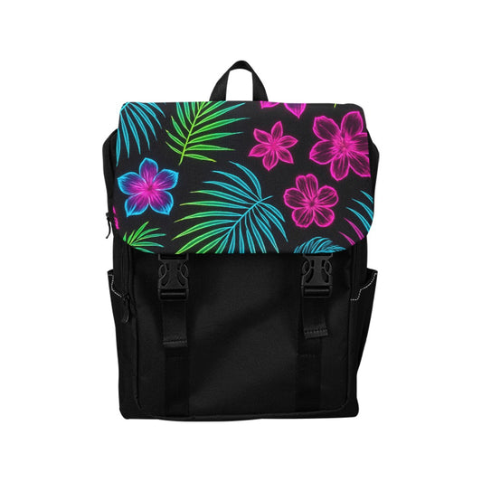 Zaino con motivo tropicale Neon