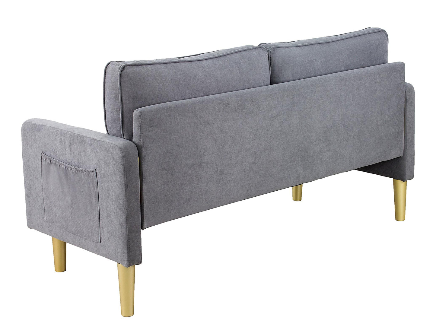 Divano in lino con 2 cuscini,  moderno ed elegante