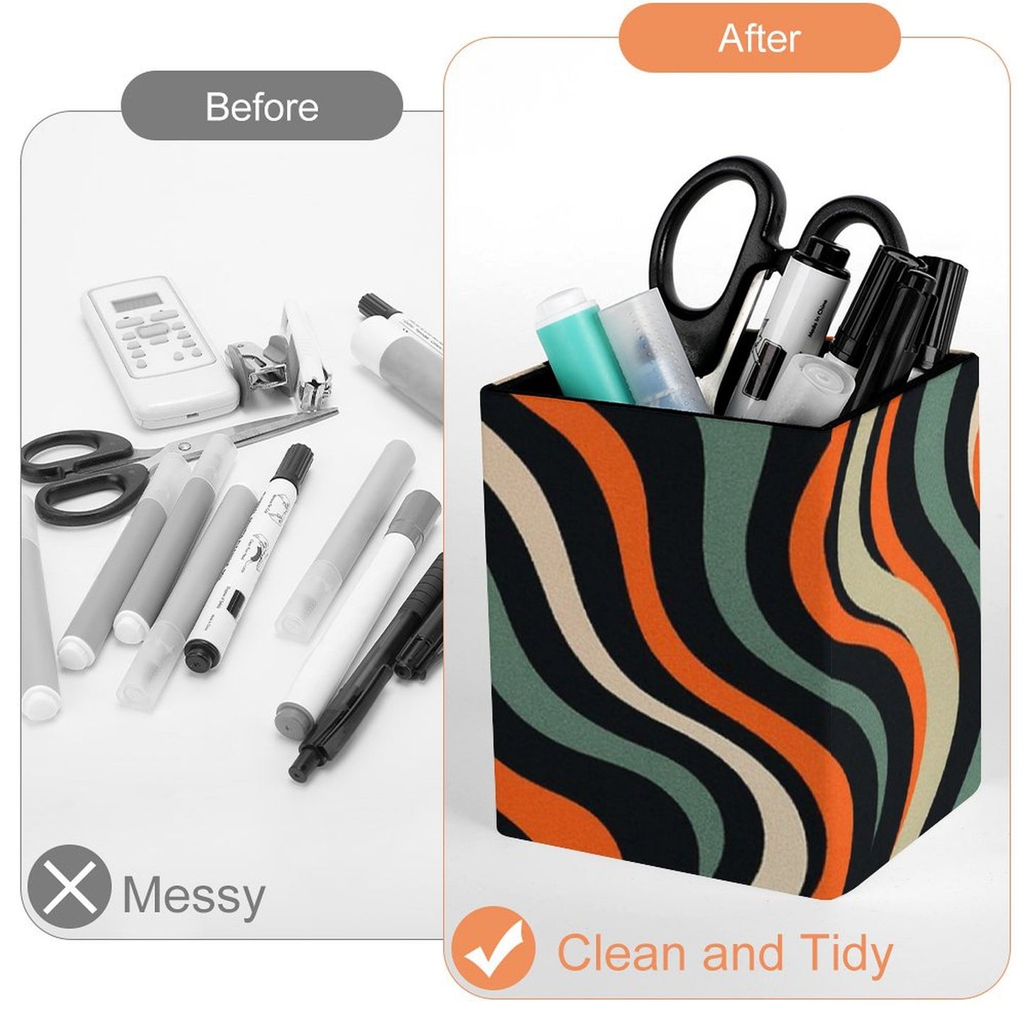 Portapenne quadrato di design