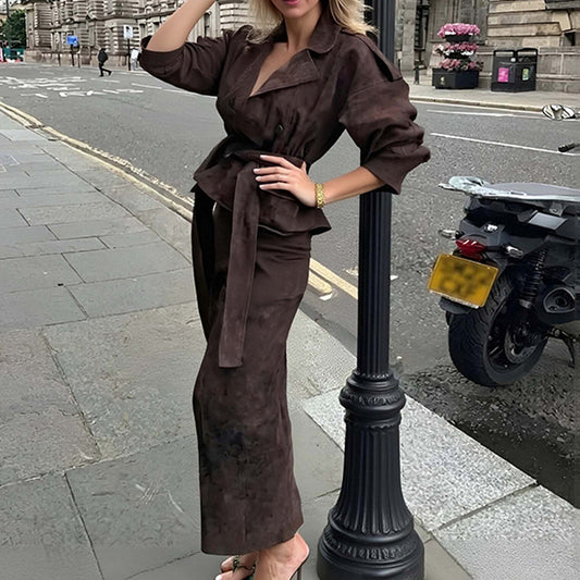 Set Due Pezzi Donna – Giacca e Gonna Lunga