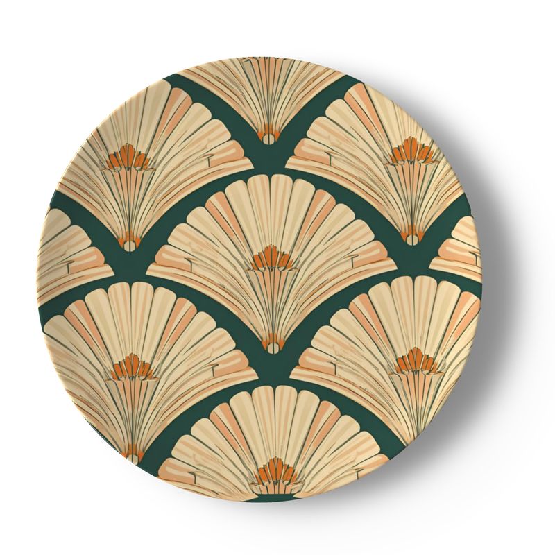 China Plates – Set di Piatti con Ventagli Cinesi