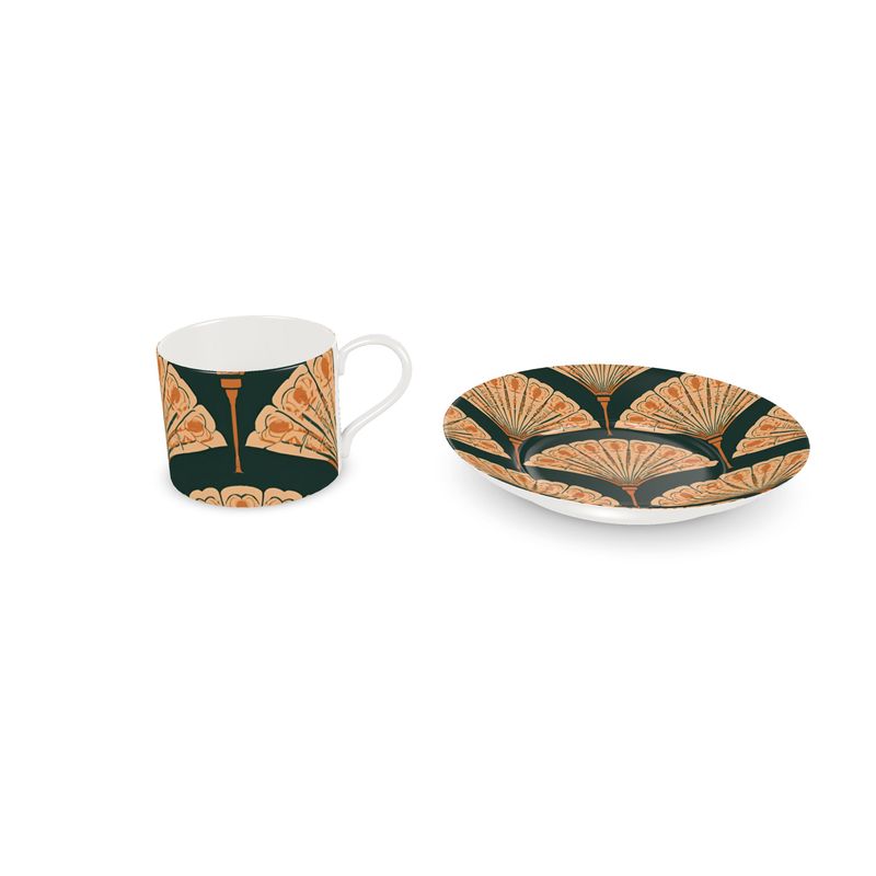 Ventagli d’Oriente – Cup & Saucer Set Design FEI ADLER