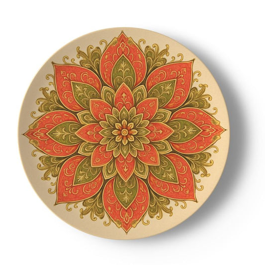 “Mandala d’Autore – Set China Plates da 4 pezzi