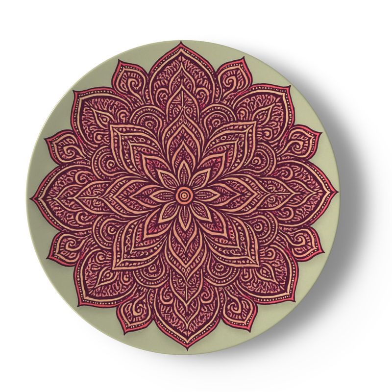 “Mandala d’Autore – Set China Plates da 4 pezzi