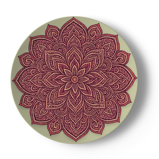 “Mandala d’Autore – Set China Plates da 4 pezzi