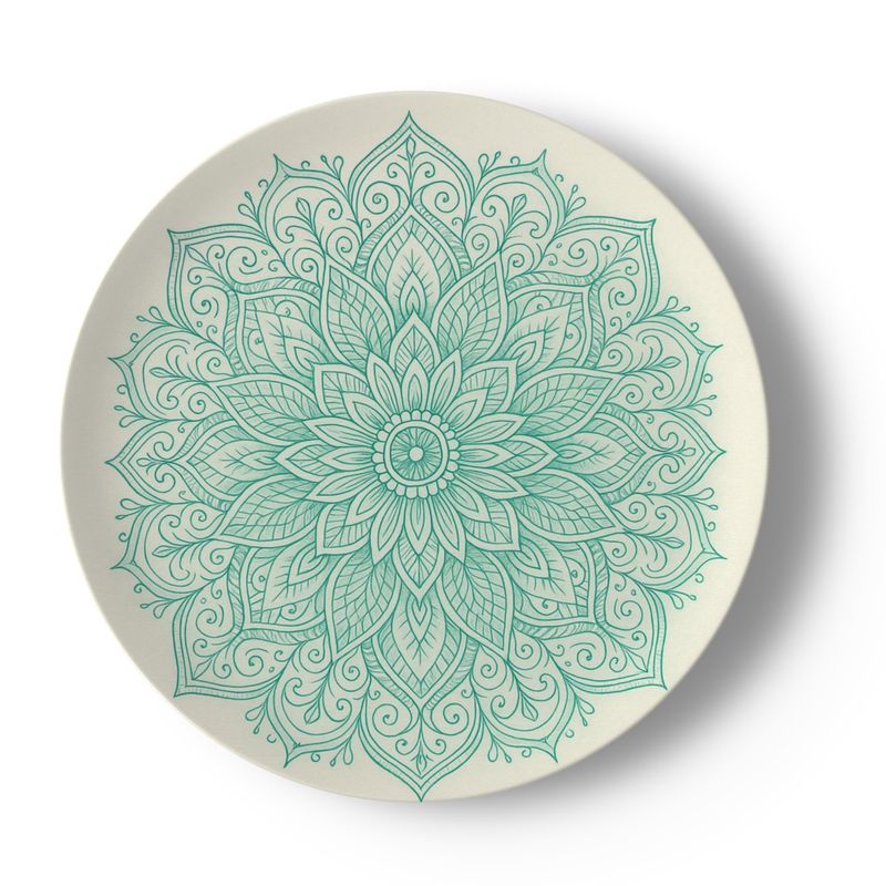 “Mandala d’Autore – Set China Plates da 4 pezzi