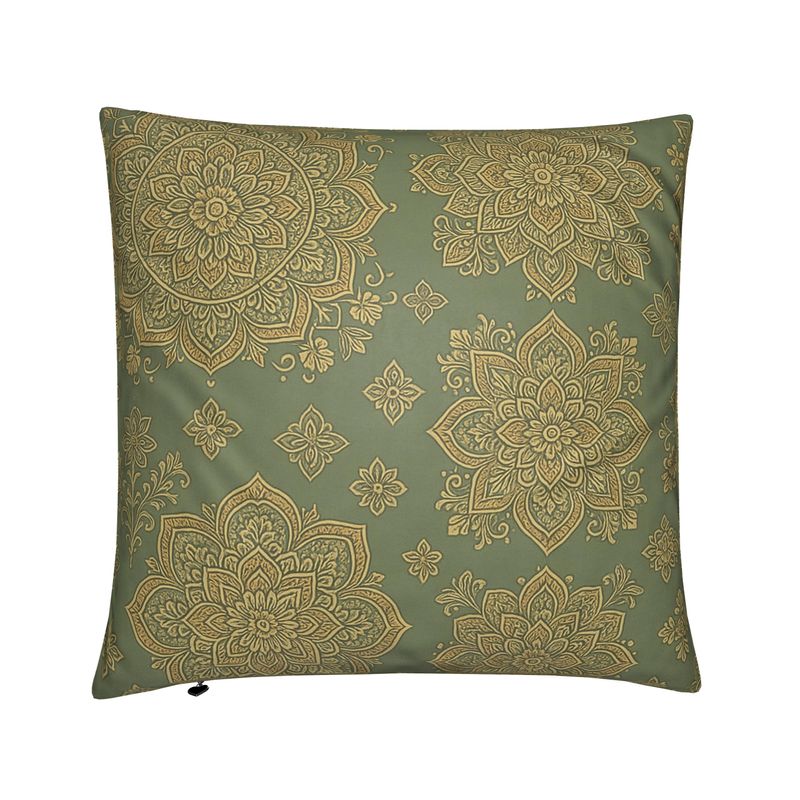 Cushion “Sage Mandala Reverie” – FEI ADLER Design