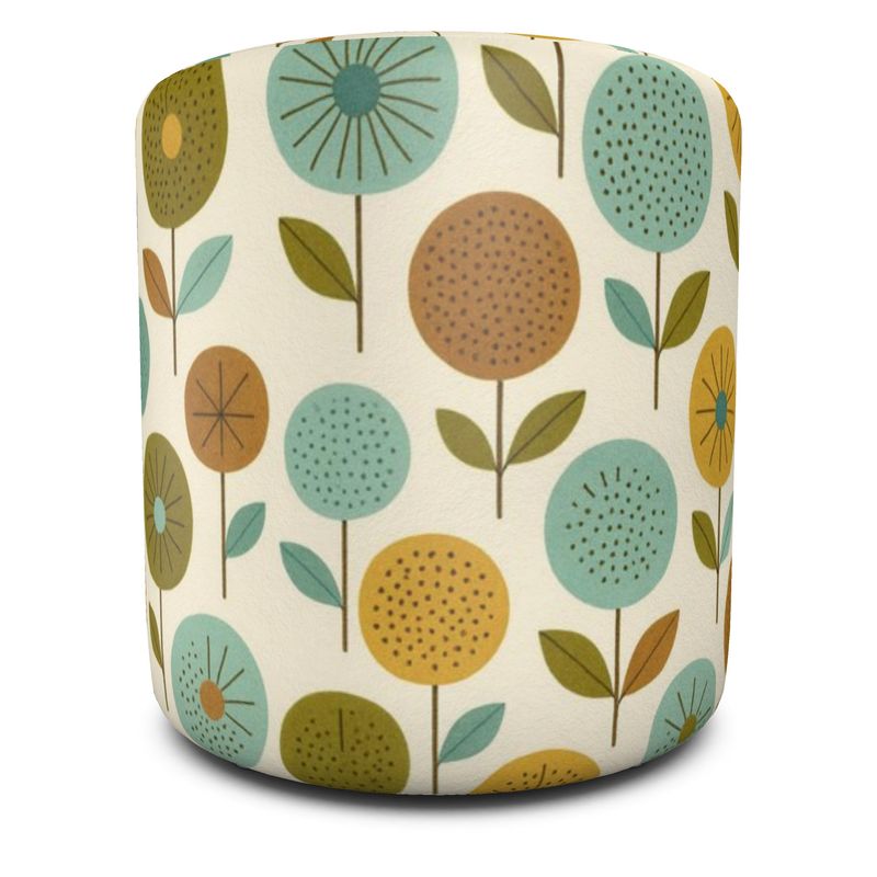 “BloomSphere Pouf – Mid-Century Dream” Design FEI ADLER