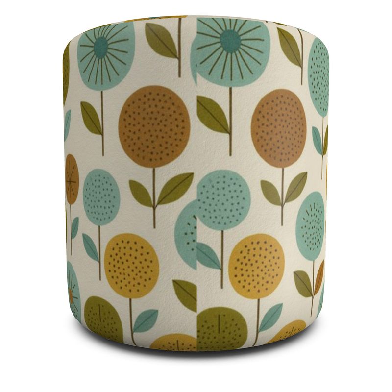 “BloomSphere Pouf – Mid-Century Dream” Design FEI ADLER