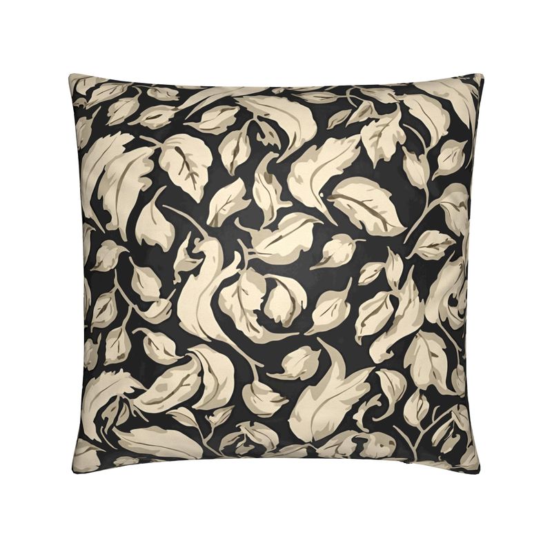 “Cuscino Foglie d’Oro Notturne – Luxury Design FEI ADLER”