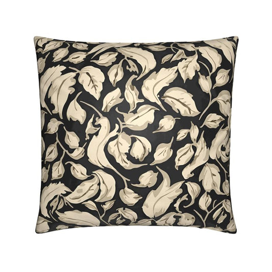 “Cuscino Foglie d’Oro Notturne – Luxury Design FEI ADLER”