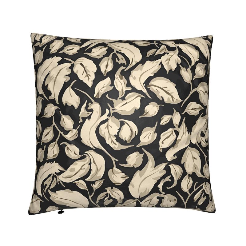 “Cuscino Foglie d’Oro Notturne – Luxury Design FEI ADLER”