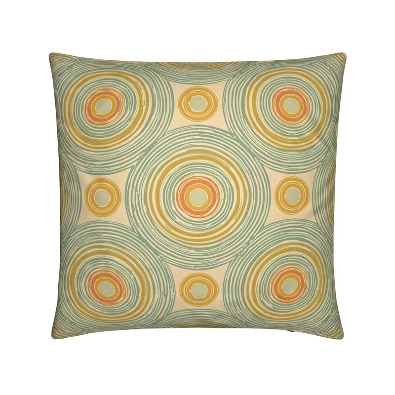 “Cuscino Cerchi di Luce – FEI ADLER Retro Luxury”