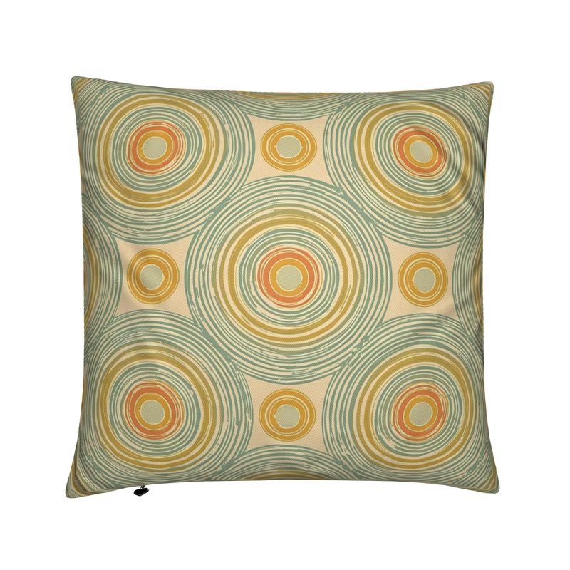 “Cuscino Cerchi di Luce – FEI ADLER Retro Luxury”