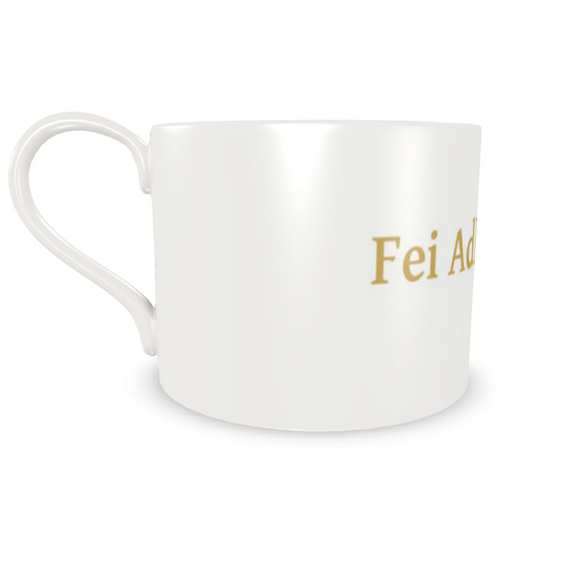 “Tazzina & Piattino Corona Dorata – FEI ADLER Royal Coffee Set”