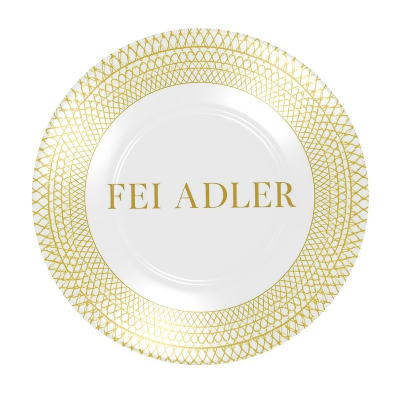 “Tazzina & Piattino Corona Dorata – FEI ADLER Royal Coffee Set”