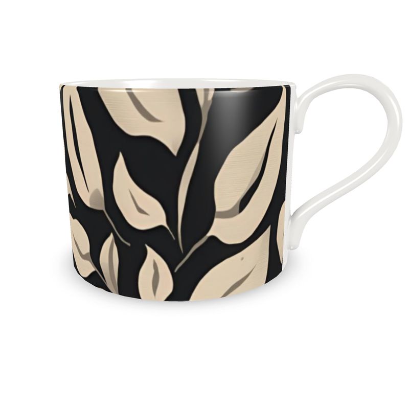 “Tazzina & Piattino Notte Botanica – FEI ADLER Luxury Coffee Set”